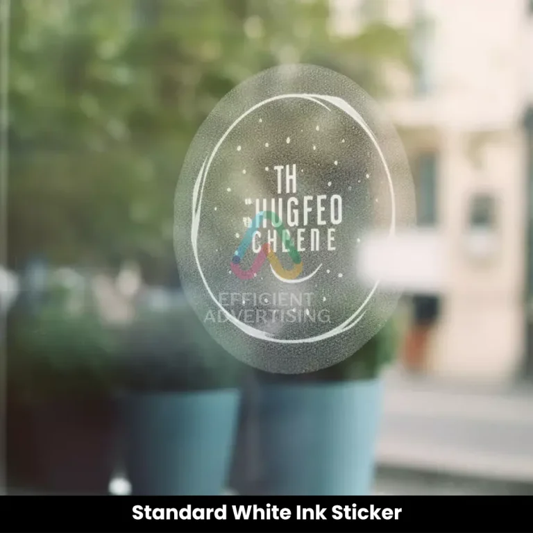 White Ink on Clear Dubai