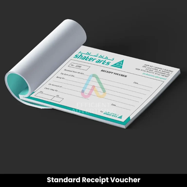 Standard Receipt Voucher Dubai