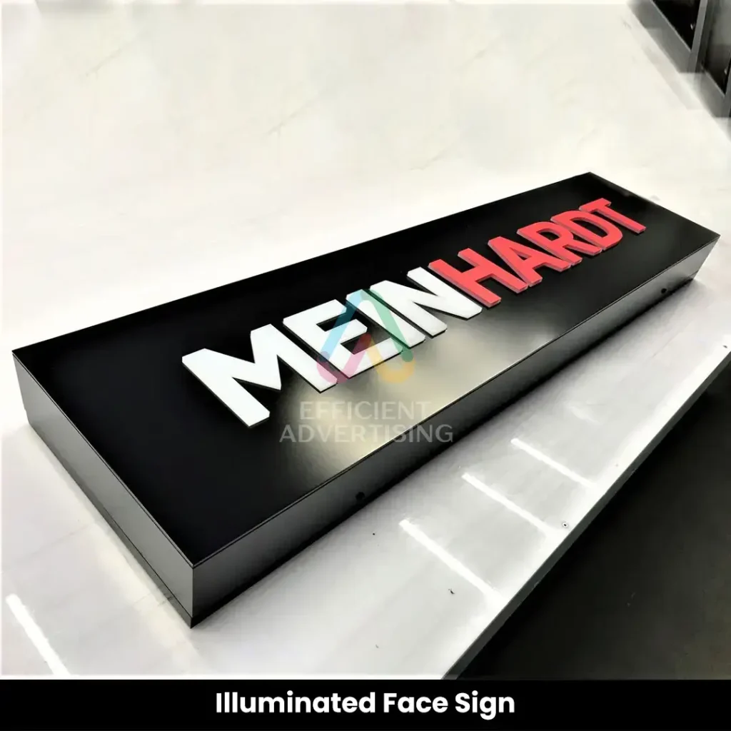 Illuminated Face Sign — Efficient Advertising Dubai