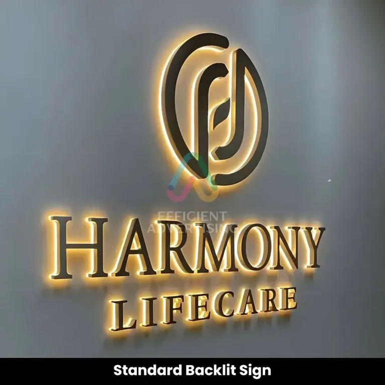 Standard Backlit Sign Dubai