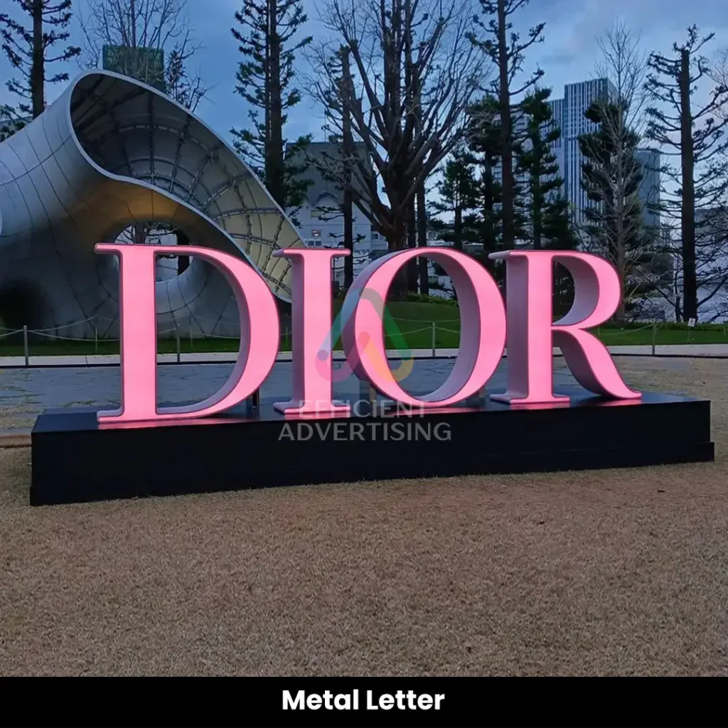 Acrylic Letter — Efficient Advertising Dubai