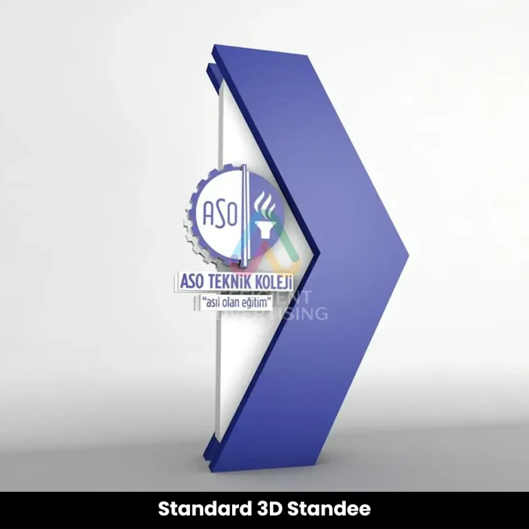 Standard 3D Standee in 3D & Illuminated Signage by Efficient Advertising Dubai