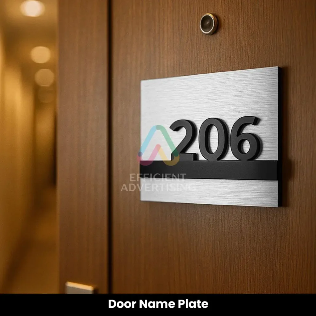 Door Name Plate — Efficient Advertising Dubai
