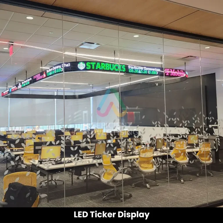 LED Ticker Display Dubai