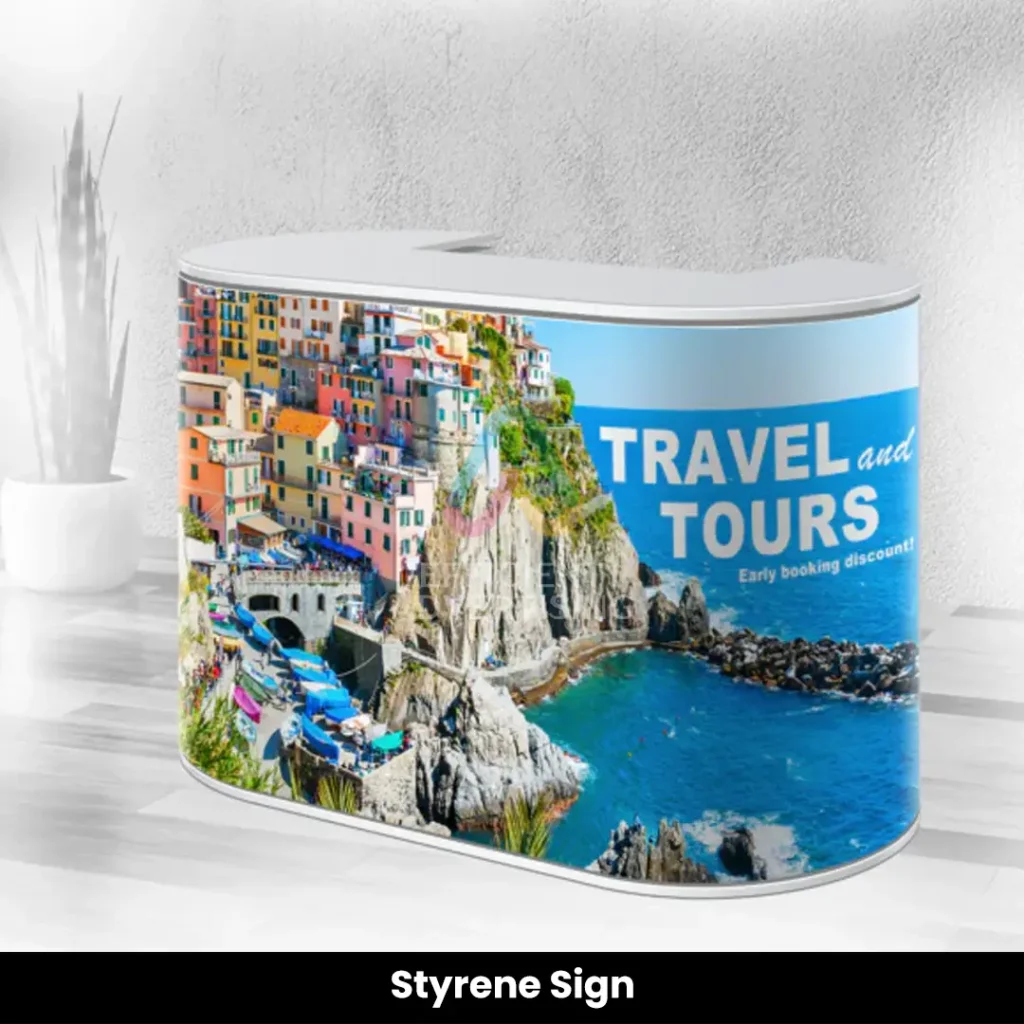 Styrene Sign — Efficient Advertising Dubai