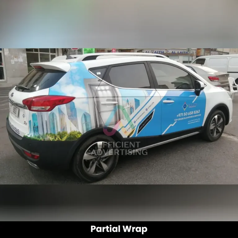Partial Wrap Dubai