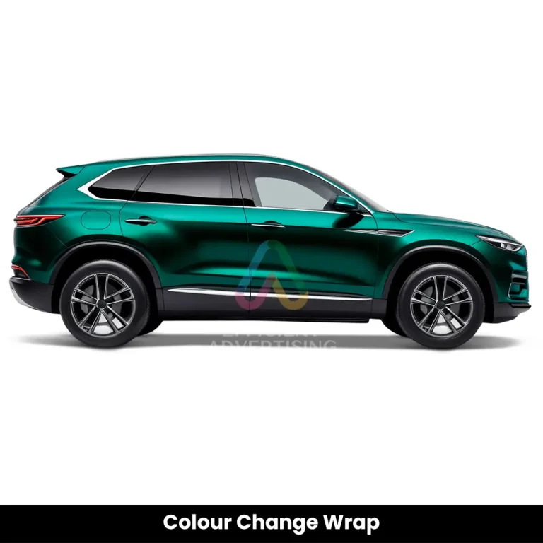 Colour Change Wrap in Vehicle Branding by Efficient Advertising Dubai