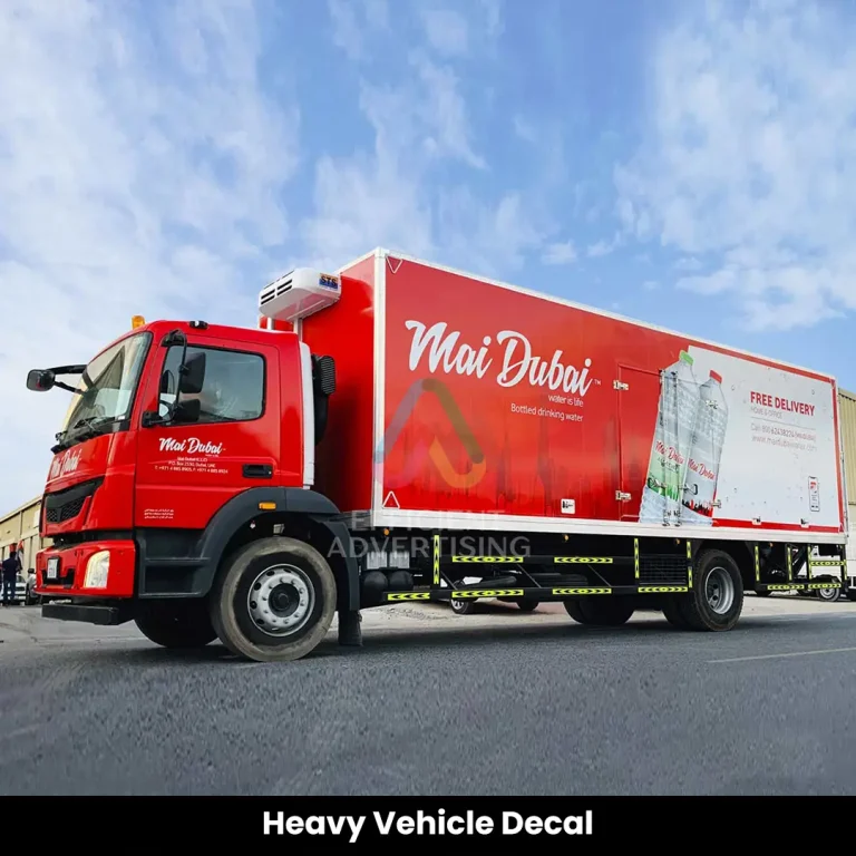 Heavy Vehicle Decal Dubai